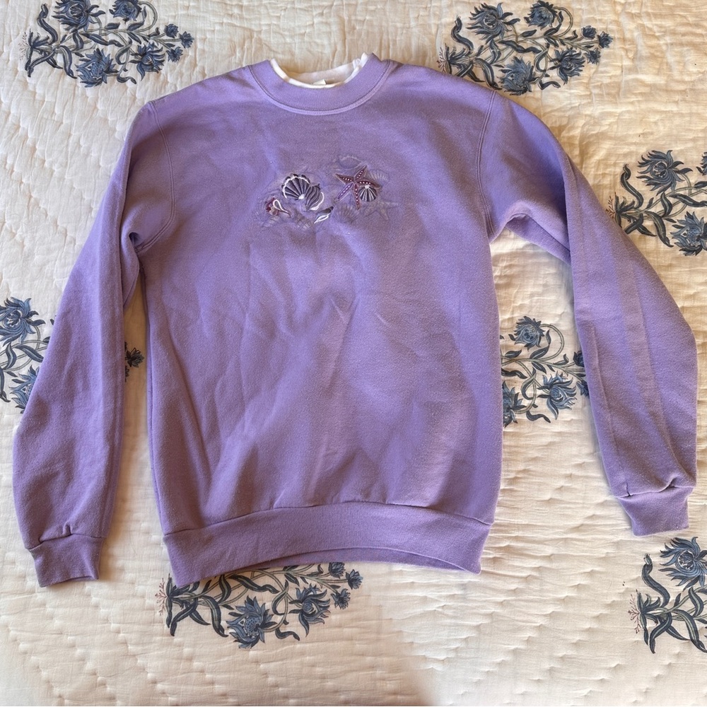 Double Collar Vintage Crewneck